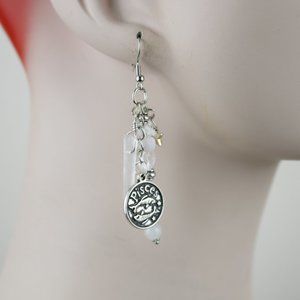 Handmade Zodiac Charm Pisces Dangle Earrings